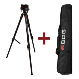 Bog DeathGrip Clamping Aluminium Tripod Shooting Stick/Carry Bag Combo