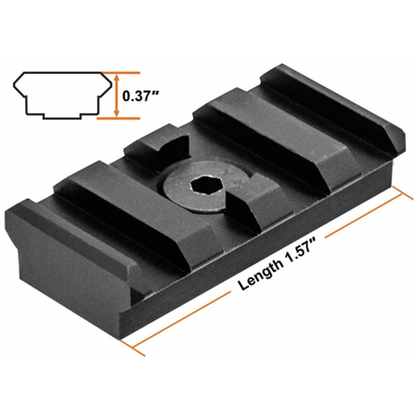 UTG Rail Section 4-slots | M-LOK - Image 4
